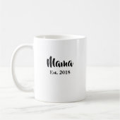 Mama a établi 2018 Mug (Gauche)