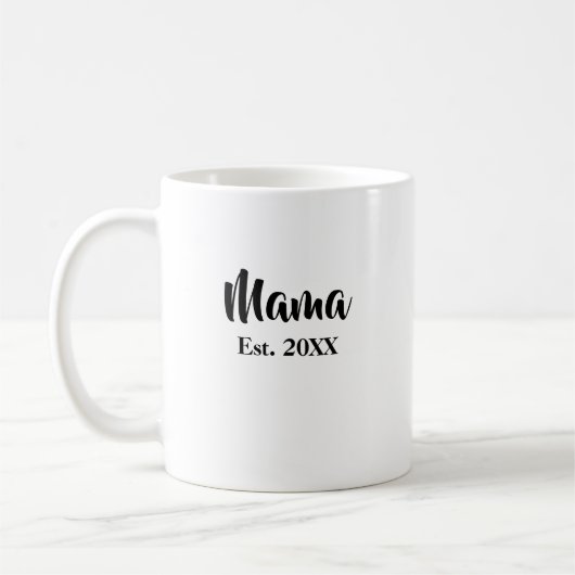 Mama a établi une nouvelle maman Mug (Gauche)