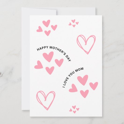 Mama Aandoenlijk Moederdag kaart (Voorkant)