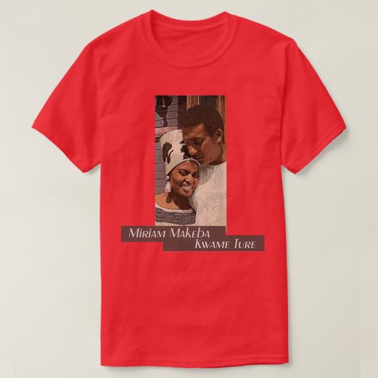 Mama Africa and Kwame Ture T-shirt (Design voorkant)
