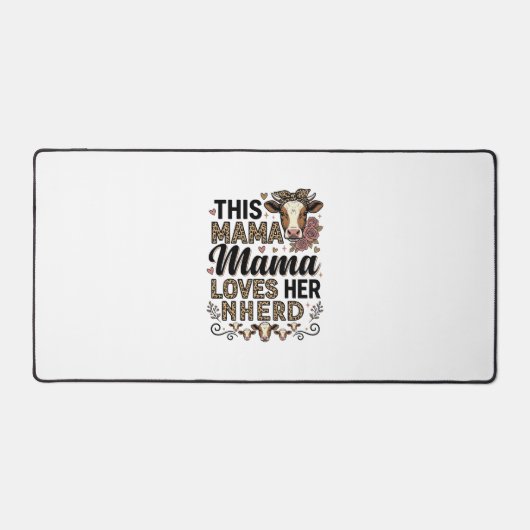 Mama aime sa conception de chemise de maman de vac (Recto)