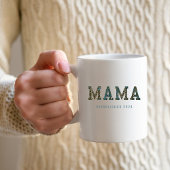 Mama année customisée - Mug à café fleuri tendance