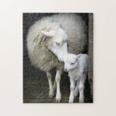 Mama & Baby Sheep Legpuzzel (Verticaal)