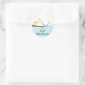 Mama & Baby Vogel Baby shower Sticker (Tas)