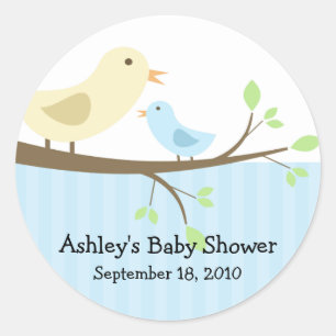 Mama & Baby Vogel Baby shower Sticker
