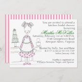 Mama Bakes - Kitchen Bridal Shower - Uitnodiging (Voorkant / Achterkant)