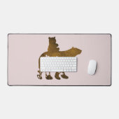 Mama Bear avec 1 Cub équitation sur le dos de mama (Clavier et souris)
