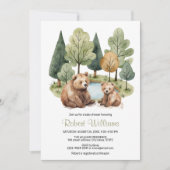 Mama bear aventure attend une invitation baby show (Devant)