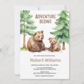 Mama bear aventure attend une invitation baby show (Devant)