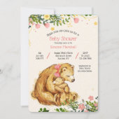 Mama Bear Baby Bear Douche Invitation (Devant)