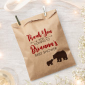 Mama Bear Baby shower Merci Favoriser les sacs (Coupé)