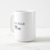"Mama Bear" Bear and Cub Coffee Mug (Devant gauche)