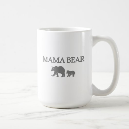 "Mama Bear" Bear and Cub Coffee Mug (Droite)