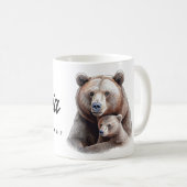 Mama Bear Custom Coffee Mug (Devant droit)
