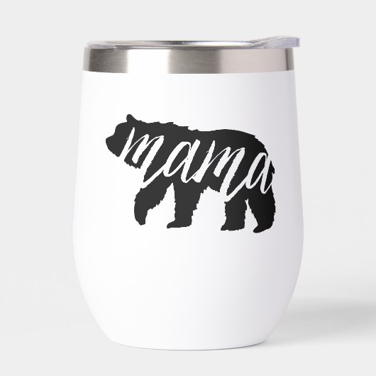 Mama Bear Travel Coffee Mug (Gauche)