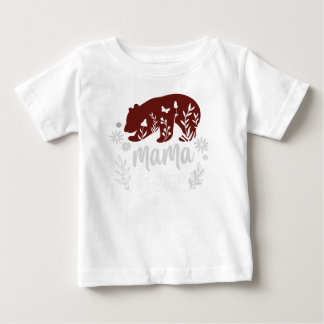 Mama Bear witte baby trui T-shirt