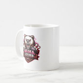 Mama Bears Women’s Bowling Team Logo Koffiemok (Voorkant links)