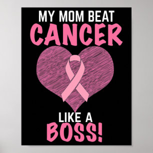 Mama Beat Borstkanker - Survivor Awareness Poster