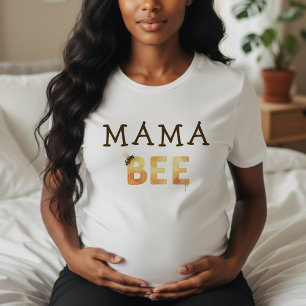 Mama Bee Hommeltje Baby Shower Ouder Wit T-shirt