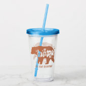 Mama Beer Acryl Drinkbeker (Achterkant)