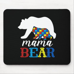Mama Beer Autisme Bewustzijn Puzzel Mam Gift Muismat