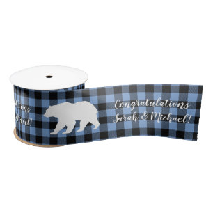 Mama Beer Baby shower Woodland Lodge Boy Blue Lint