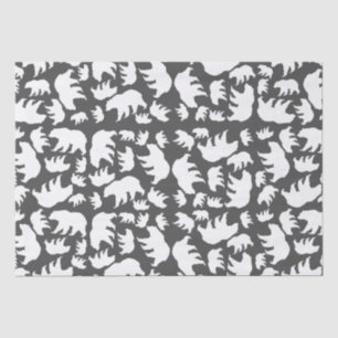 Mama Beer Baby shower Woodland Lodge Tissuepapier