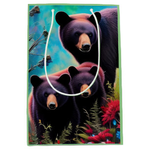 Mama Beer en welpen Medium Cadeauzakje