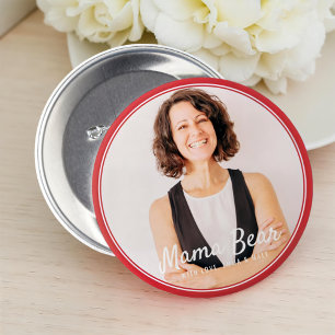Mama Beer heeft een eenvoudige foto gemaakt Ronde Button 7,6 Cm