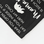Mama Beer is zo'n mooie manier Fleece Deken (Hoek)