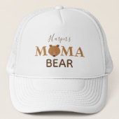 Mama Beer Kind Naam moeder Trucker Pet (Voorkant)