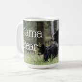 Mama Beer Koffiemok Kop Moeder Cadeau (Voorkant links)