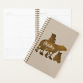 Mama Beer Met 2 Cubs Moeder Van Twee Planner (Display)