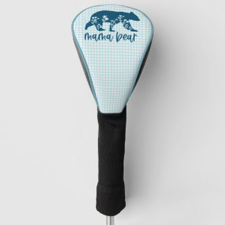 Mama Beer met Bloemen Moederdag Golfheadcover