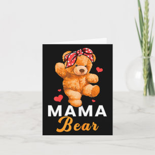 Mama beer moedersdag knuffel teddy mama mamma mama kaart