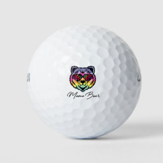 Mama Beer Multicolored Beer Logo Golfballen