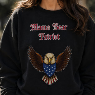 Mama Beer Patriot Fierce Amerikaanse Moeder Besche Trui