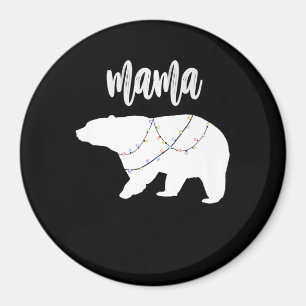 Mama Beer Polar Beer String of Lights Kerstmis Magneet