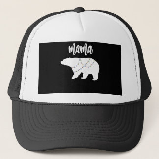 Mama Beer Polar Beer String of Lights Kerstmis Trucker Pet