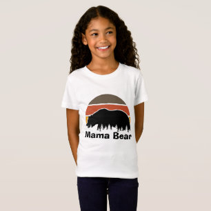  Mama Beer Retro Zonsondergang T-shirt