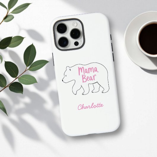 Mama Beer | Schattigee en grappige Moederdag Case-Mate iPhone Case