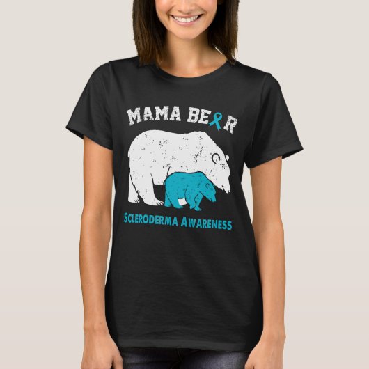Mama Beer SCLERODERMA Bewustzijn T-shirt (Voorkant)