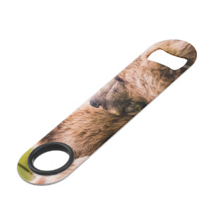 Mama beer verzorgt haar twee cubs, Lake Clark Nati Speed Flessenopener