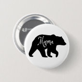 Mama Beer zwart-wit Ronde Button 5,7 Cm (Voorkant /achterkant)