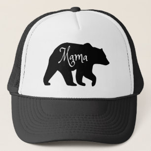 Mama Beer zwart-wit Trucker Pet