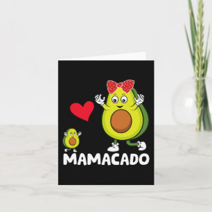 Mama Beste Moeder Avocado Mamacado Gelukkige Moede Kaart