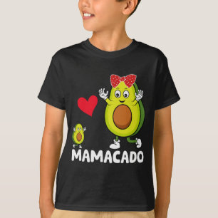 Mama Beste Moeder Avocado Mamacado Gelukkige Moede T-shirt
