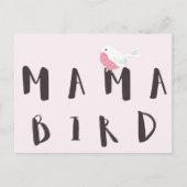 Mama Bird - Carte postale Citation Maman (Devant)