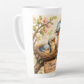  Mama Bird Coffee Latte Mug (Angle gauche)