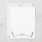 Mama Bird survole le nid avec le Merci des coeurs (Dos)